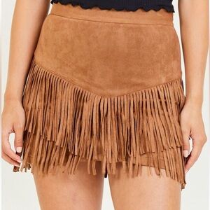 Farah fringe skirt